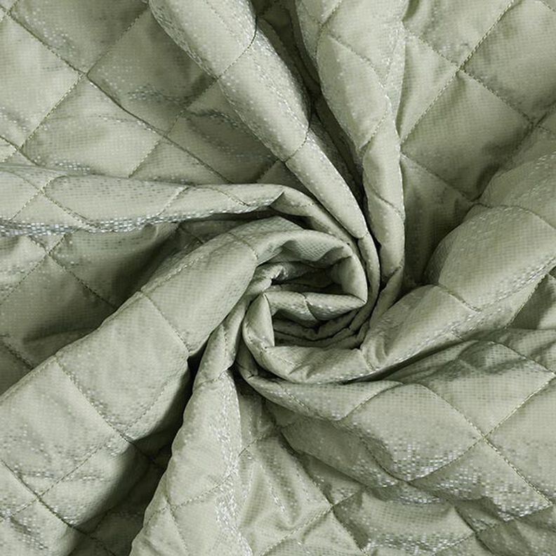 Diamond Quilted Fabric – reed,  image number 3