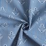 Decor Fabric Half Panama anchor – ocean blue/white,  thumbnail number 3