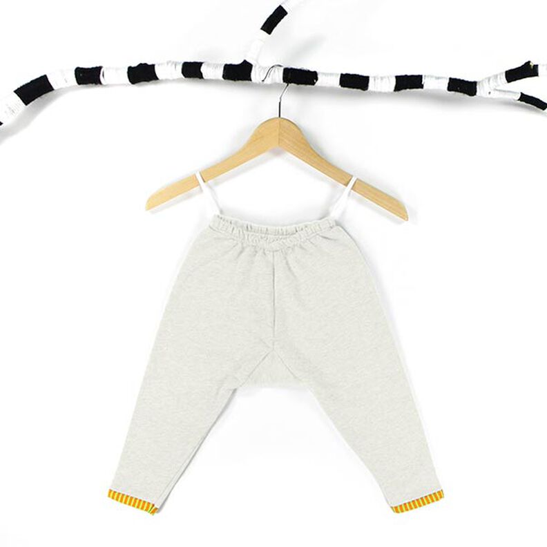 Light Cotton Sweatshirt Fabric Plain – offwhite,  image number 4