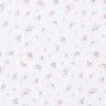 Double Gauze/Muslin romantic little flowers – white,  thumbnail number 1