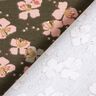 Cotton Jersey cute little flowers – khaki,  thumbnail number 4