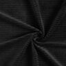 Chunky Corduroy Jersey Cross ribs – black,  thumbnail number 1
