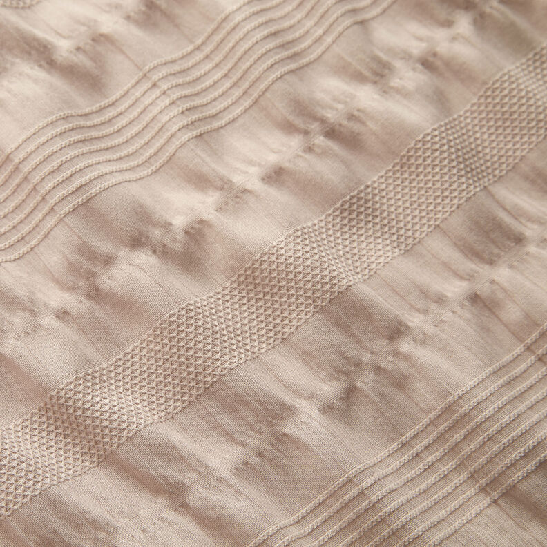 Smocked cotton fabric – almond,  image number 2
