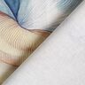 Decor Fabric Half Panama abstract plant – blue/copper,  thumbnail number 4