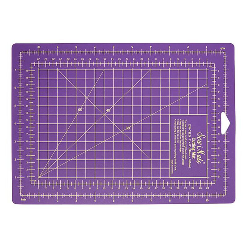 Cutting mat 22 x 30 cm | 9x12 Inch - purple | Sew Mate,  image number 1