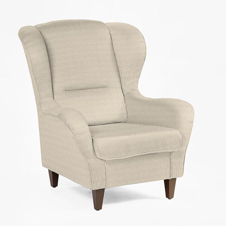 Upholstery Fabric Cord-Look Fjord – greige, image number 5