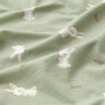 Bamboo Cotton Jersey Rabbit and carrot – greige,  thumbnail number 2