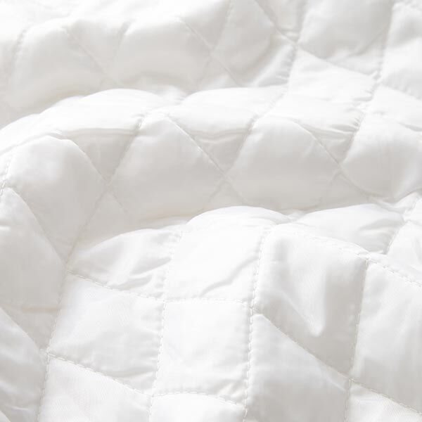 Quilted lining rhombus – white,  image number 3