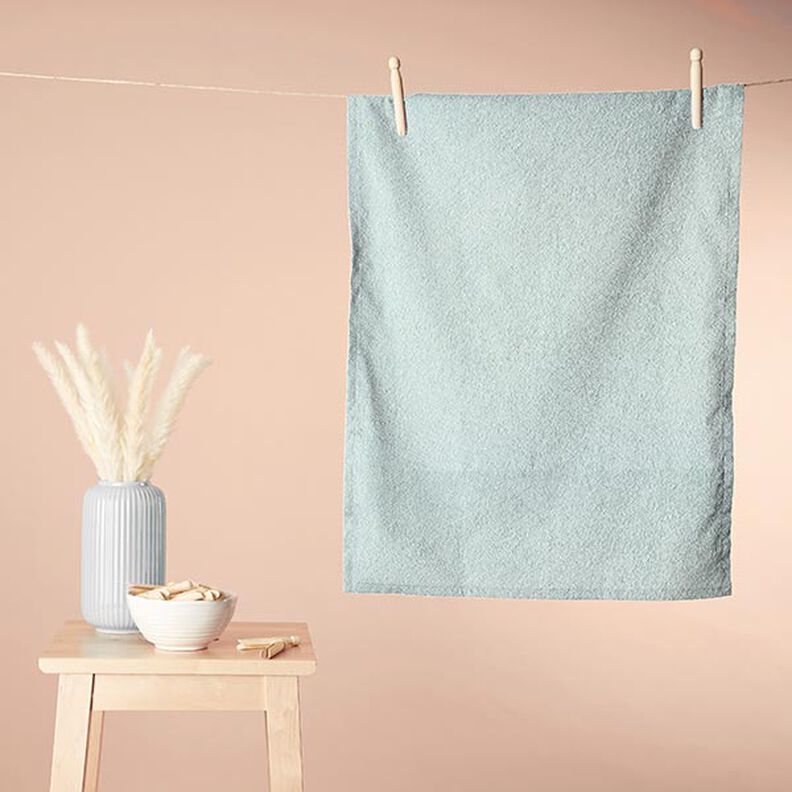 Towelling Fabric – mint,  image number 7