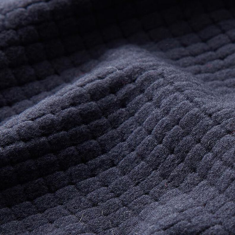 Little Boxes Textured Jersey – navy blue, image number 2