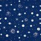 Decor Fabric Glow in the dark constellation – navy blue/light yellow,  thumbnail number 11