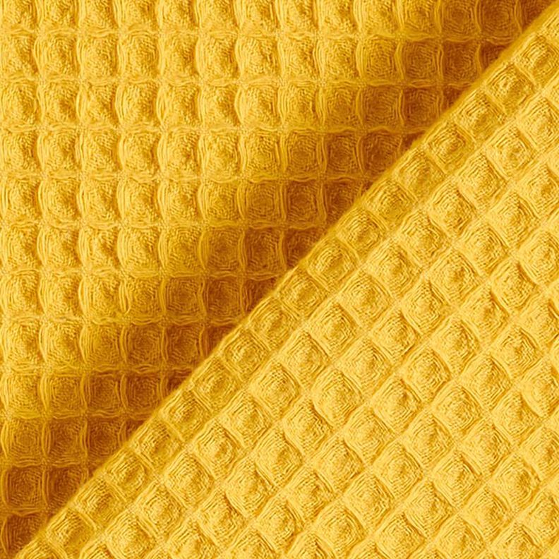Waffle Piqué – curry, image number 5