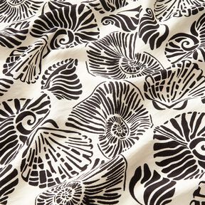 <h2>Viscose Air Flow Fabric Shells, Off-white/Black &ndash; Woven and Digitally Printed</h2>, 