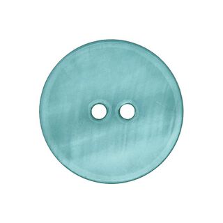 Pastel Mother of Pearl Button - turquoise, 