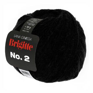 BRIGITTE No.2, 50g | Lana Grossa – black, 