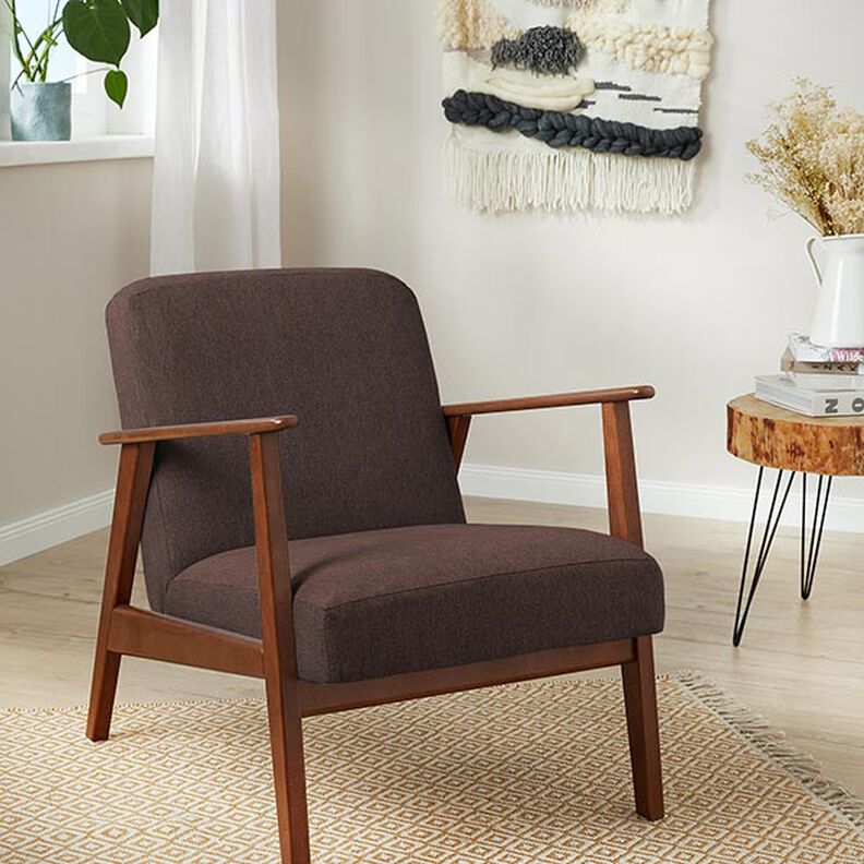 Upholstery Fabric Imitation Leather – dark brown,  image number 5