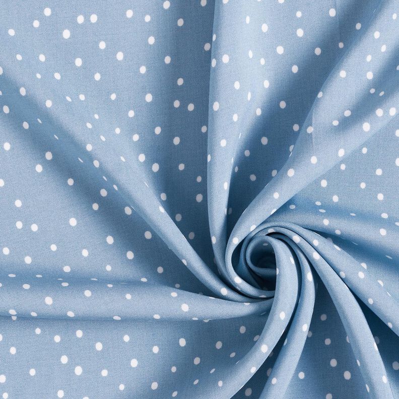 Dotty bamboo fabric – blue grey,  image number 3