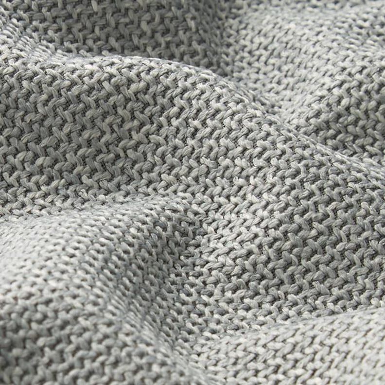 Upholstery Fabric Chunky Broken Twill Bjorn – light grey,  image number 2