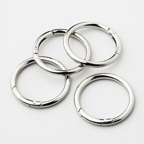 O-rings [4 pcs. | Ø 38 mm] – metallic silver, 