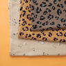Double Gauze/Muslin leopard print – antique gold/red lilac,  thumbnail number 5