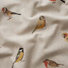 Decor Fabric Half Panama small garden birds – natural,  thumbnail number 2