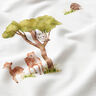 Cotton Jersey Woodland Animals Digital Print – offwhite,  thumbnail number 2