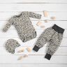Cotton Jersey little flowers – offwhite/denim blue,  thumbnail number 6