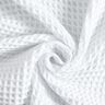 Waffle Piqué large honeycombs – white,  thumbnail number 3