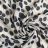 Chiffon abstract circles – white/black,  thumbnail number 3