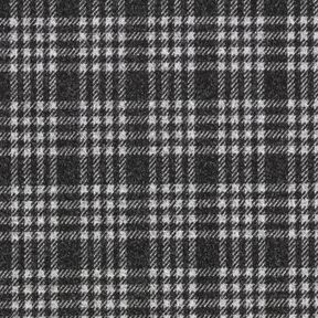 Coating knit stretch check – light grey/black, 