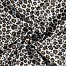 Double Gauze/Muslin Leopard Print – white/black,  thumbnail number 3