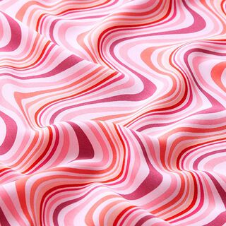 Fine Viscose Weave waves – rosé, 