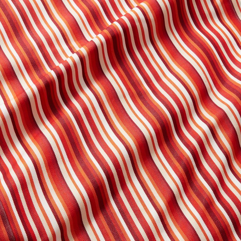 Outdoor Deckchair fabric Longitudinal stripes 44 cm – dark red/orange,  image number 2