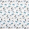 French Terry Game on Digital Print – white,  thumbnail number 1