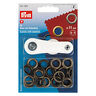 Eyelets and washers [Ø 11 mm] | Prym – antique gold,  thumbnail number 1