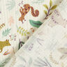 Double Gauze/Muslin forest animals floral – offwhite,  thumbnail number 4