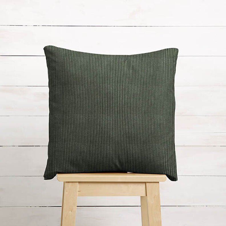 Upholstery Fabric Cord-Look Fjord – dark green,  image number 6