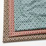 Cotton Cretonne flower tiles – black/light taupe,  thumbnail number 5