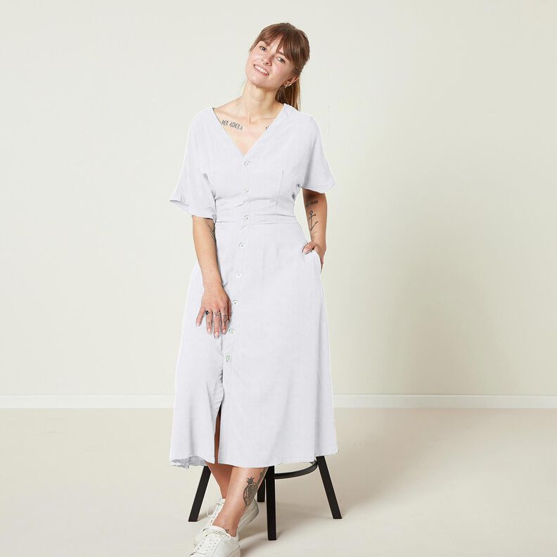 Sateen Plain – white,  image number 6