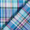 Colourful checks lightweight cotton blend – blue,  thumbnail number 4