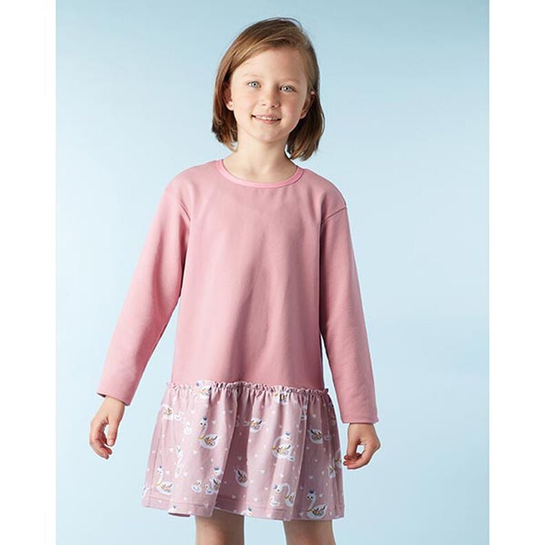 Light French Terry Plain – dark dusky pink,  image number 5