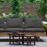 Outdoor Fabric Canvas Plain Mottled – dark grey,  thumbnail number 5