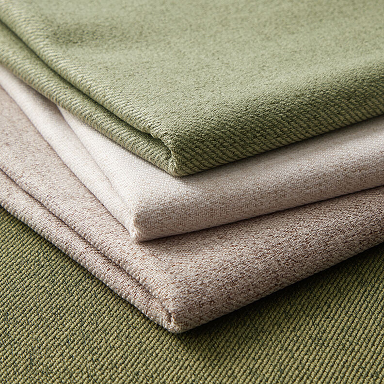 Upholstery Fabric Twill Look – dark olive,  image number 4