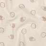 Double Gauze/Muslin Hedgehog | Poppy Fabrics – natural/light brown,  thumbnail number 2