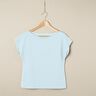 Plain Medium Cotton Jersey – light blue,  thumbnail number 6