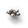 Rhinestone Metal Shank Button [ Ø16 mm ] – silver metallic,  thumbnail number 2