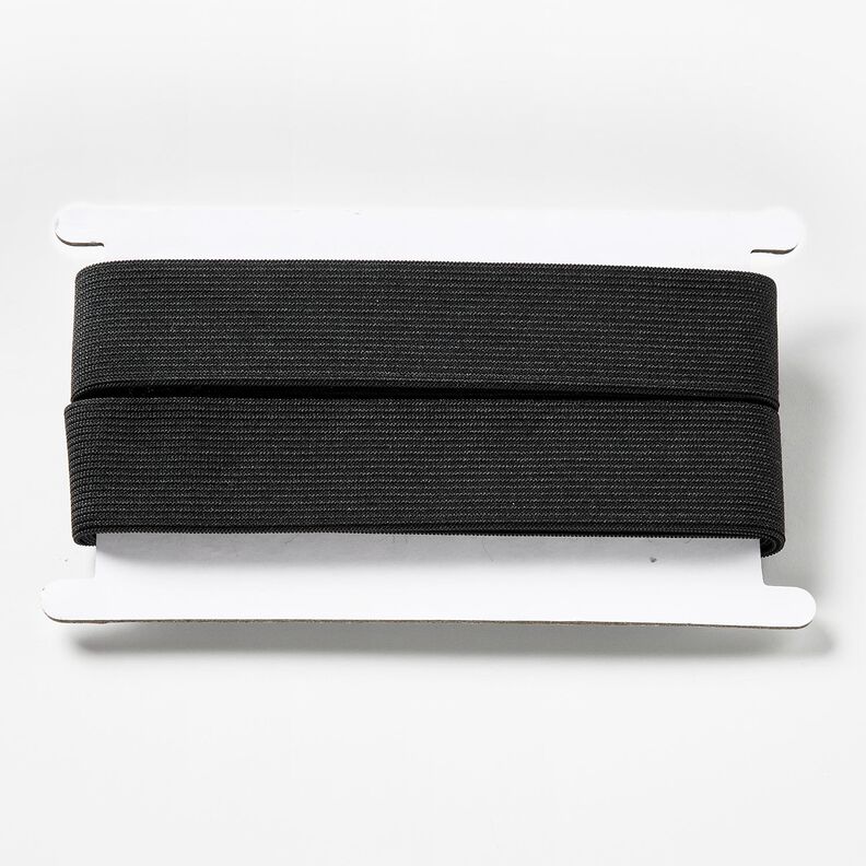 Smooth elastic tape [3 m | 30 mm] – black,  image number 1