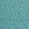 Cotton Poplin irregular stars – petrol,  thumbnail number 1