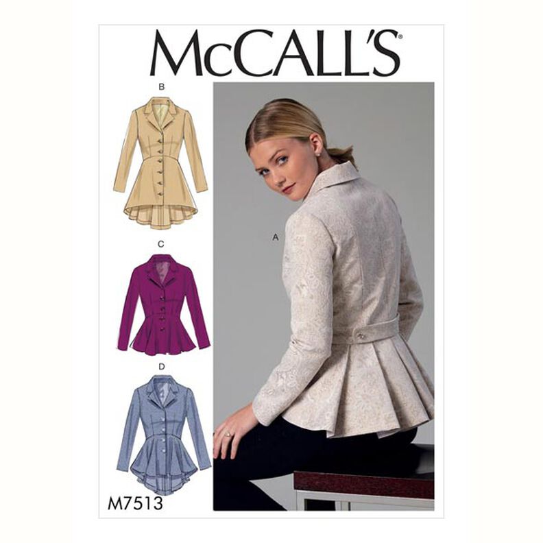 Jacket, McCalls 7513 | 6 - 14,  image number 1
