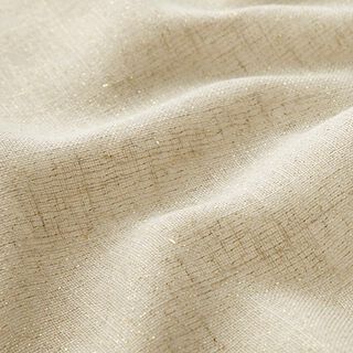 Decor Fabric Voile Lurex – natural/gold, 